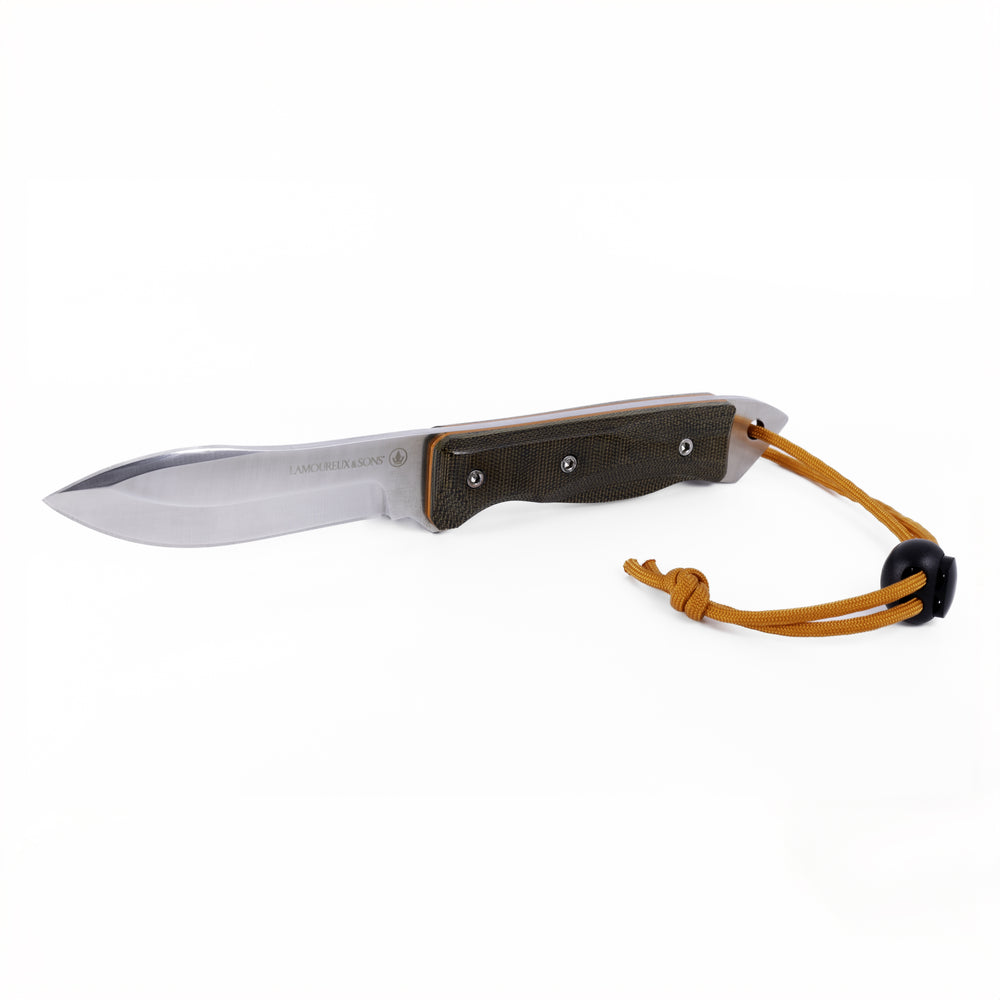 Schefferville Pro Guide hunting knife (Olive/Orange)