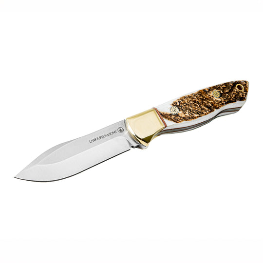 Matawini Deer stag hunting knife (Gold)