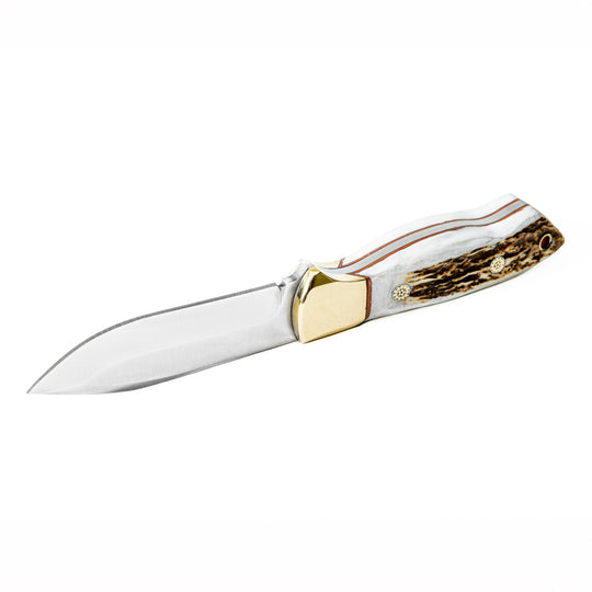 Matawini Deer stag hunting knife (Gold)