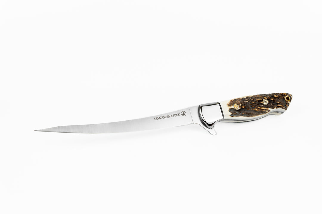 Bonaventure Fillet Fishing Knife (Deer Antler)