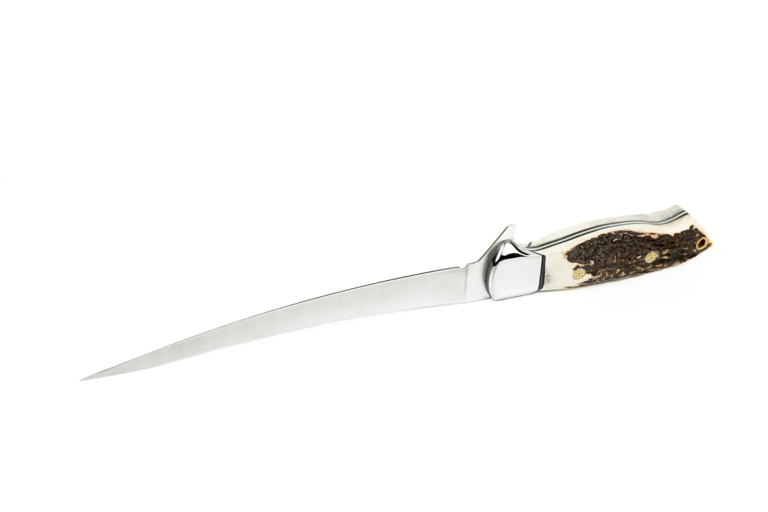 Bonaventure Fillet Fishing Knife (Deer Antler)