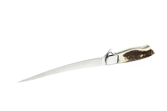 Bonaventure Fillet Fishing Knife (Deer Antler)