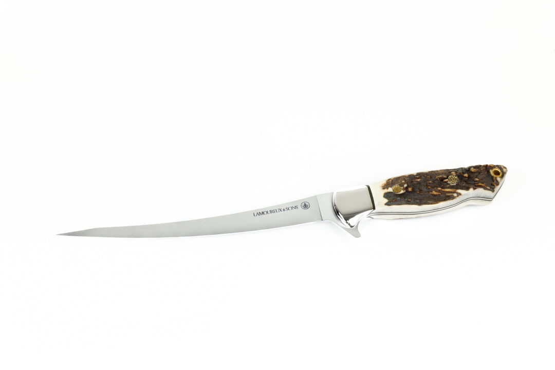 Bonaventure Fillet Fishing Knife (Deer Antler)