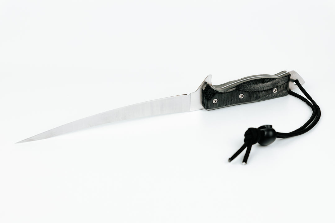 Couteau de pêche à filet Bonaventure (Micarta Noir Pro-Guide)