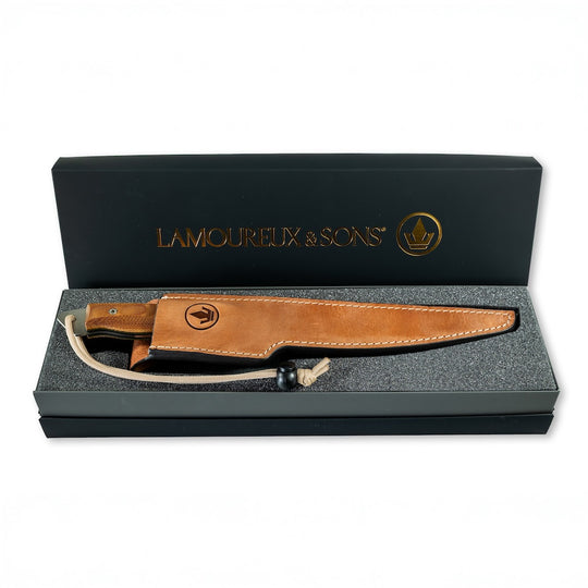 Couteau de pêche à filet Rupert (Micarta Naturel Pro-Guide)