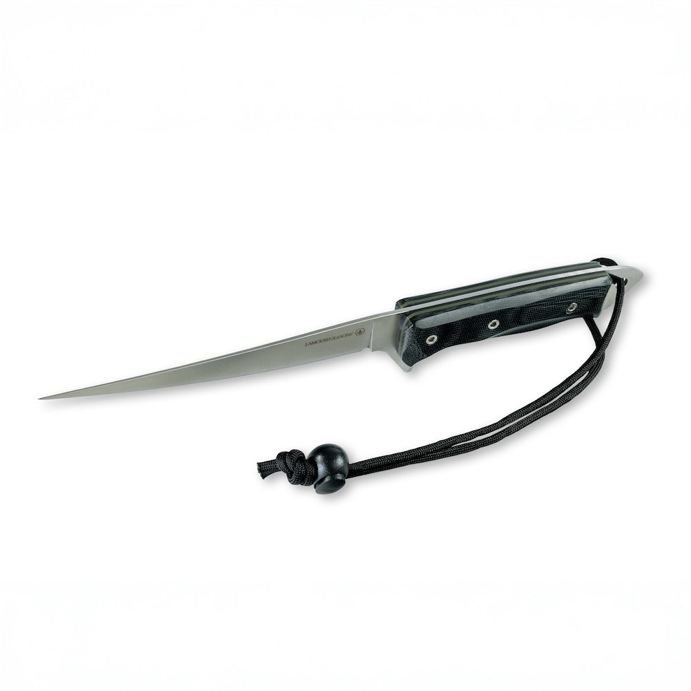 Couteau de pêche à filet Rupert (Micarta Noir Pro-Guide)