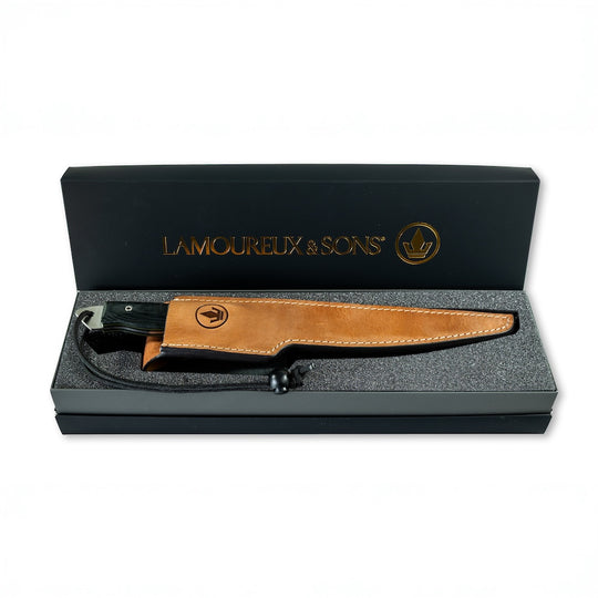 Couteau de pêche à filet Rupert (Micarta Noir Pro-Guide)