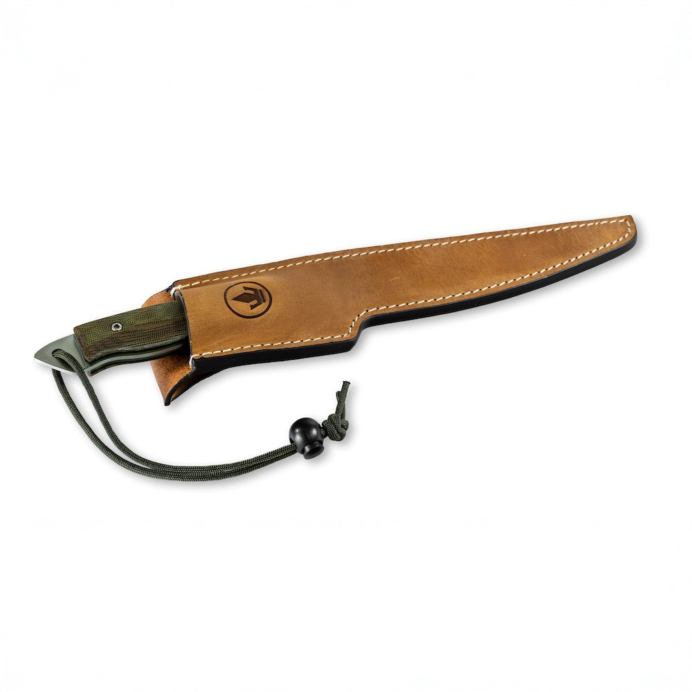 Couteau de pêche à filet Rupert (Micarta Olive Pro-Guide)