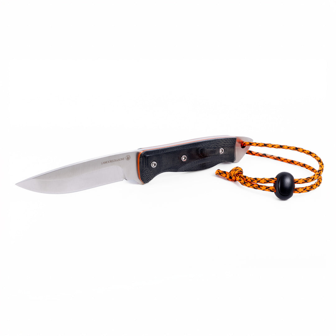 Anticosti Pro Guide hunting knife (Black/Orange)