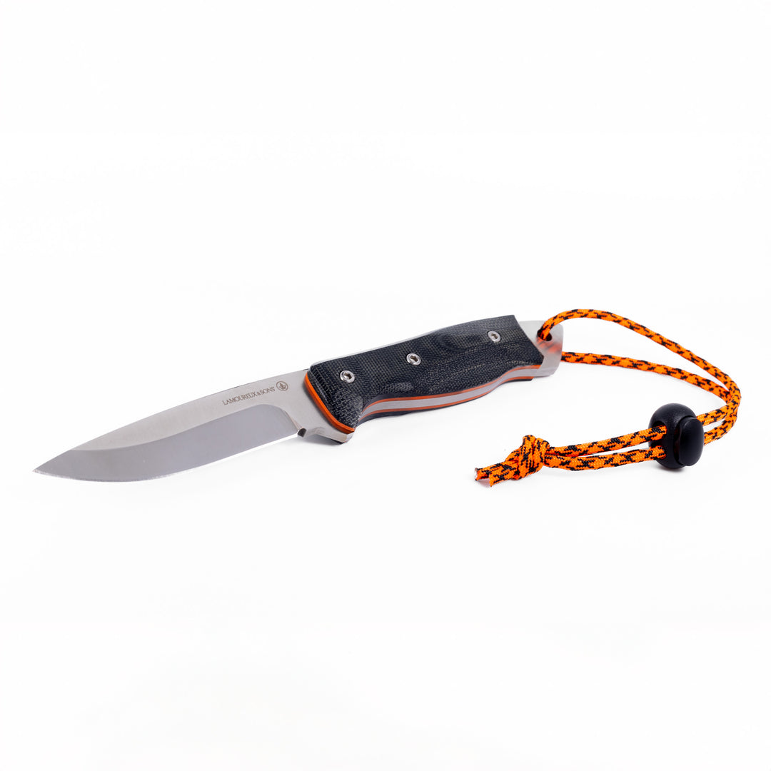 Anticosti Pro Guide hunting knife (Black/Orange)