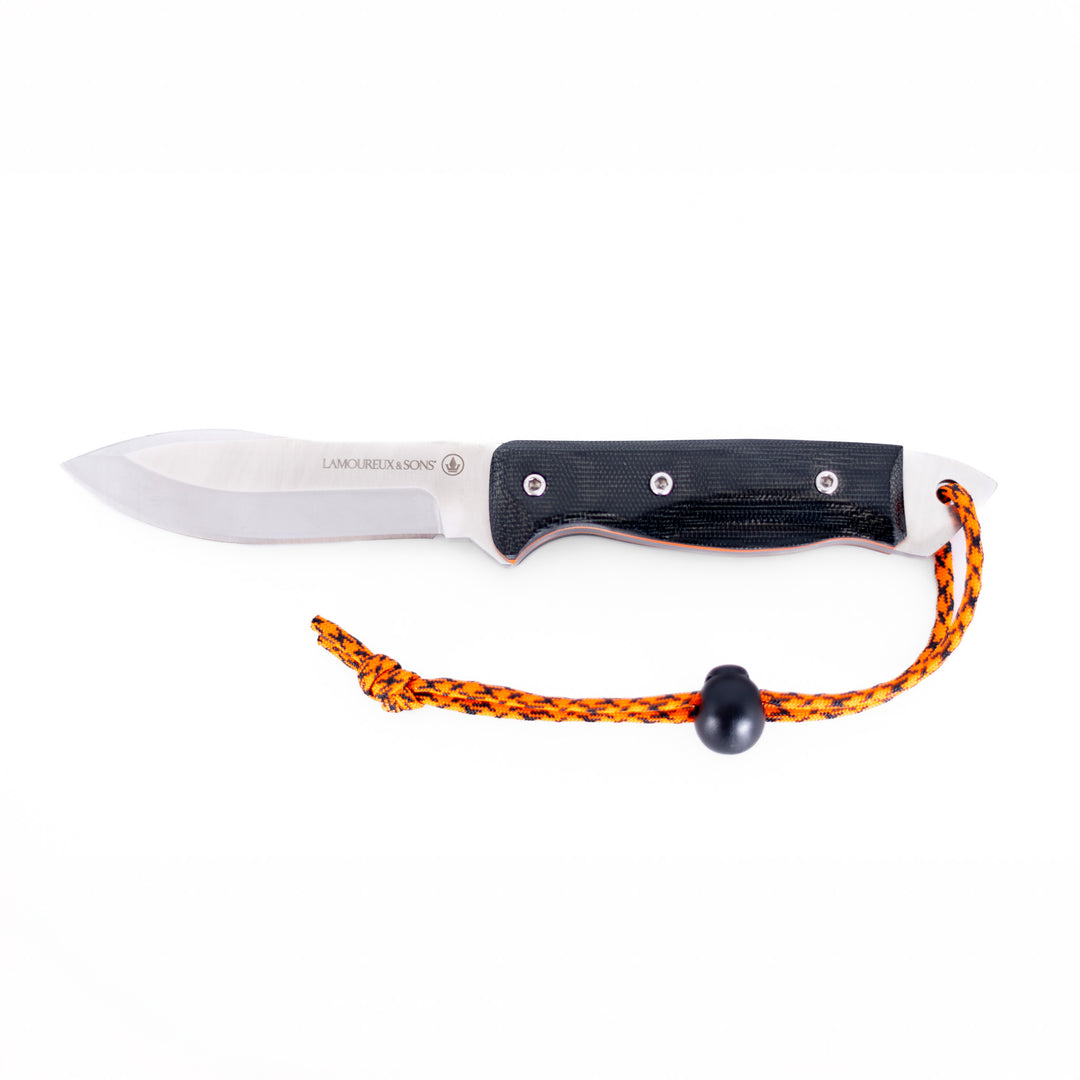 Schefferville Pro Guide hunting knife (Black/Orange)