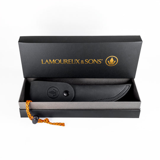 Anticosti Pro Guide hunting knife (Black/Orange)
