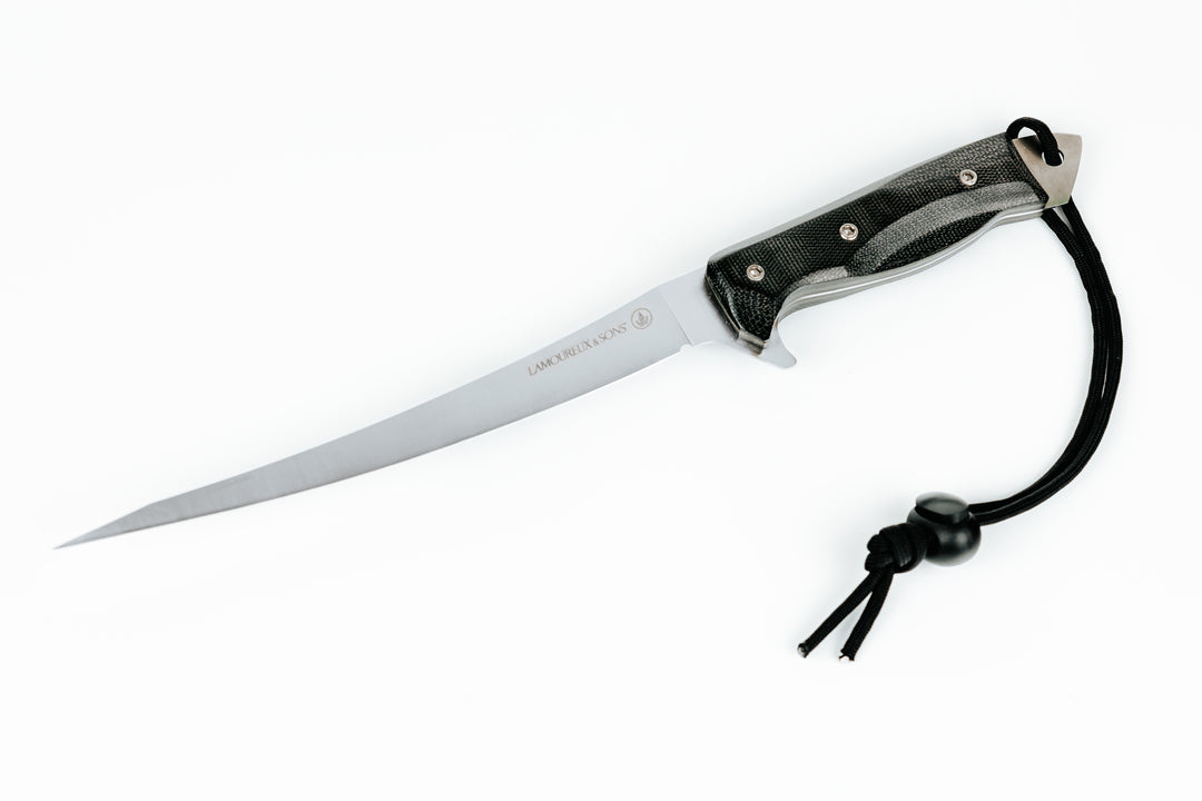 Bonaventure filleting knife (Micarta Noir Pro-Guide)