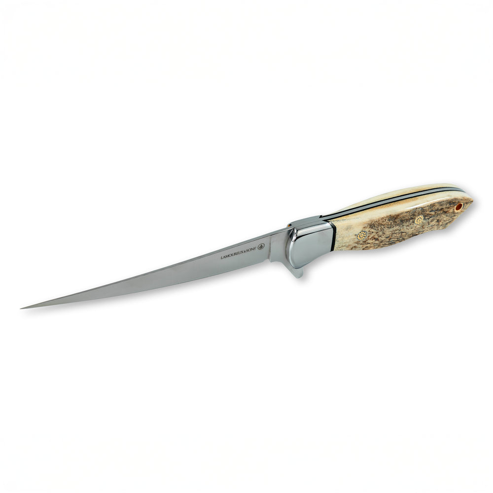 Rupert filleting knife (Deer antler)