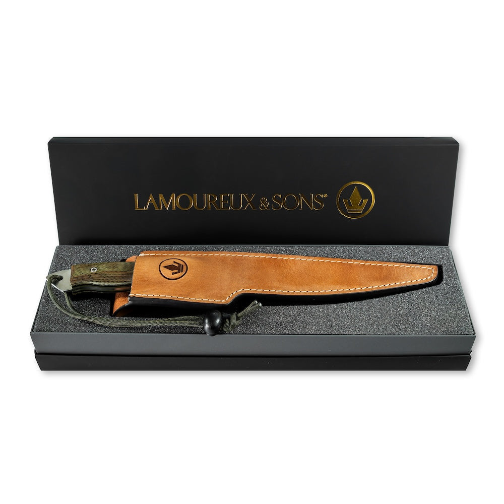 Rupert filleting knife (Micarta Olive Pro-Guide)