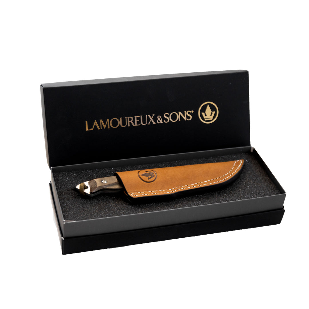 Abitibi hunting knife (Micarta Olive)