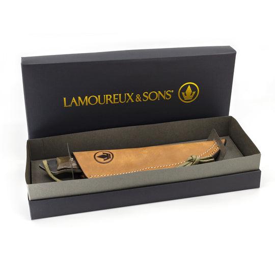 Anticosti Pro Guide hunting knife (olive)