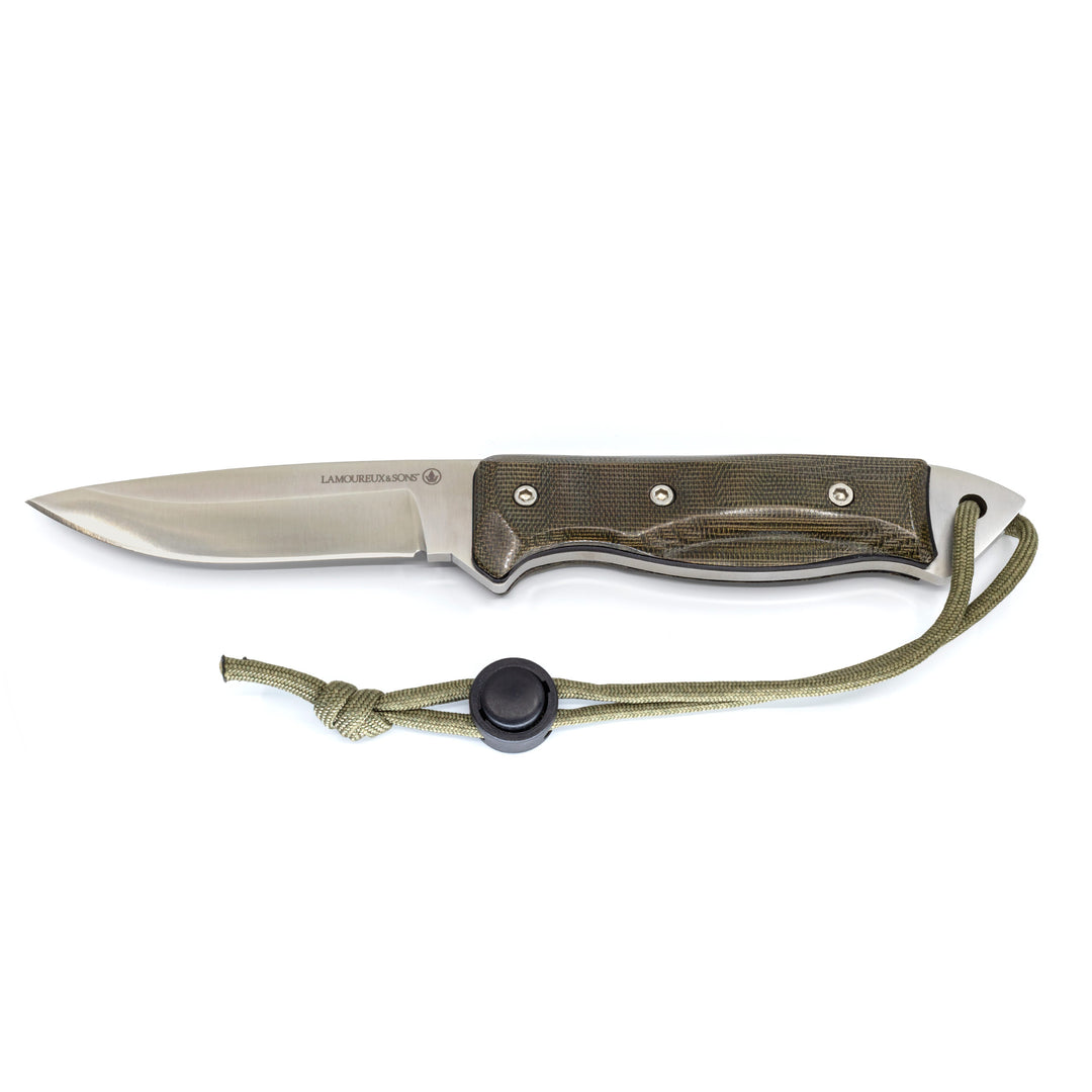 Anticosti Pro Guide hunting knife (olive)