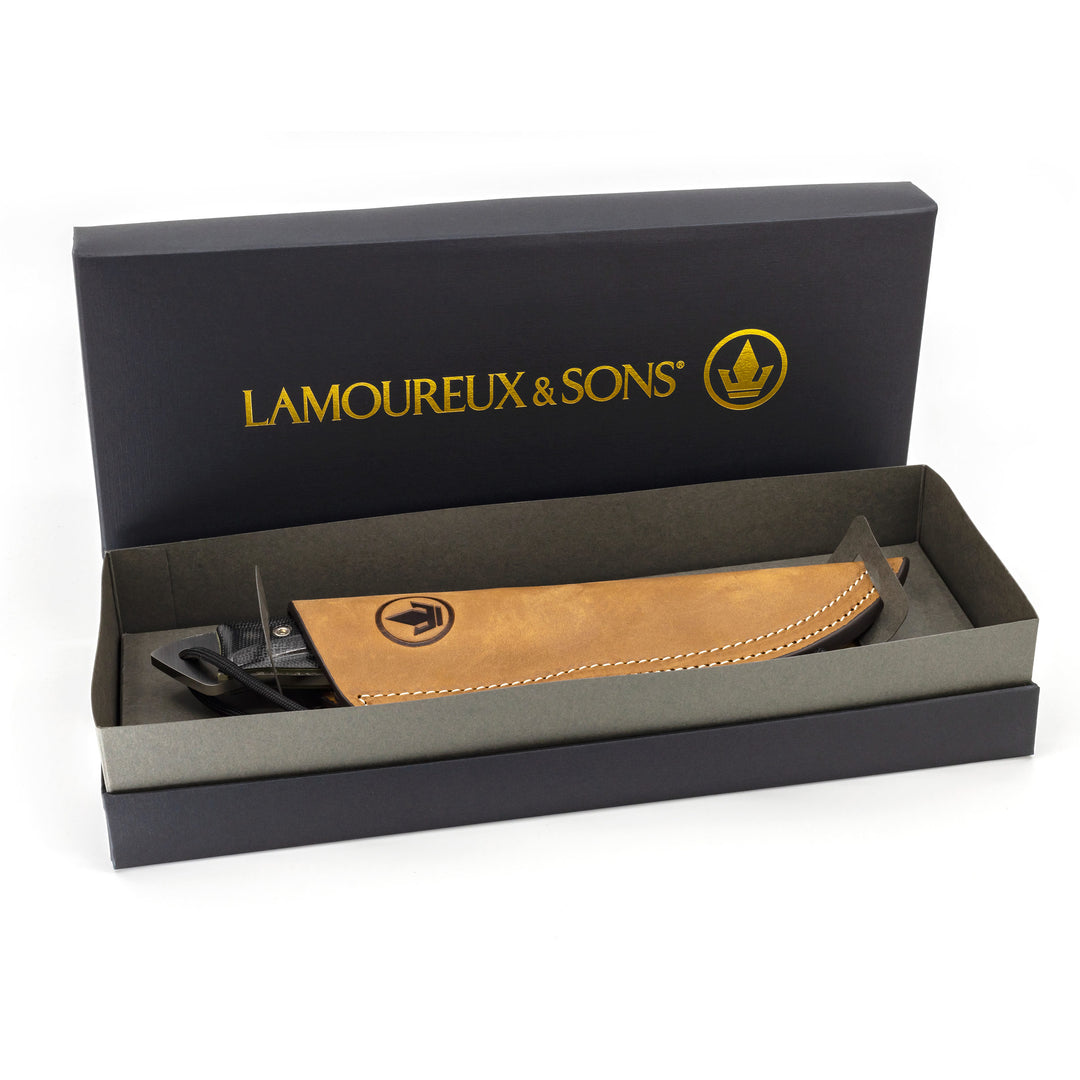 Anticosti Pro Guide hunting knife (black)