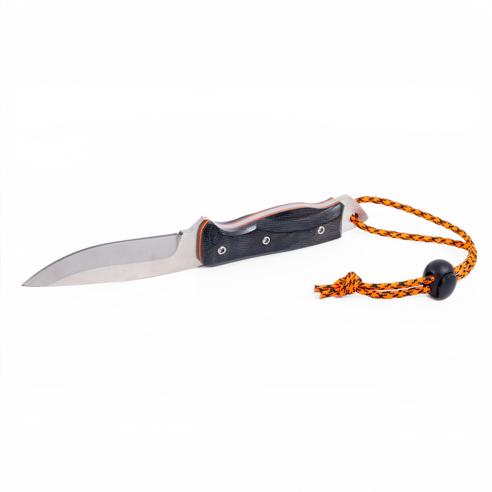 Couteau de chasse Anticosti Pro Guide (Noir/Orange)