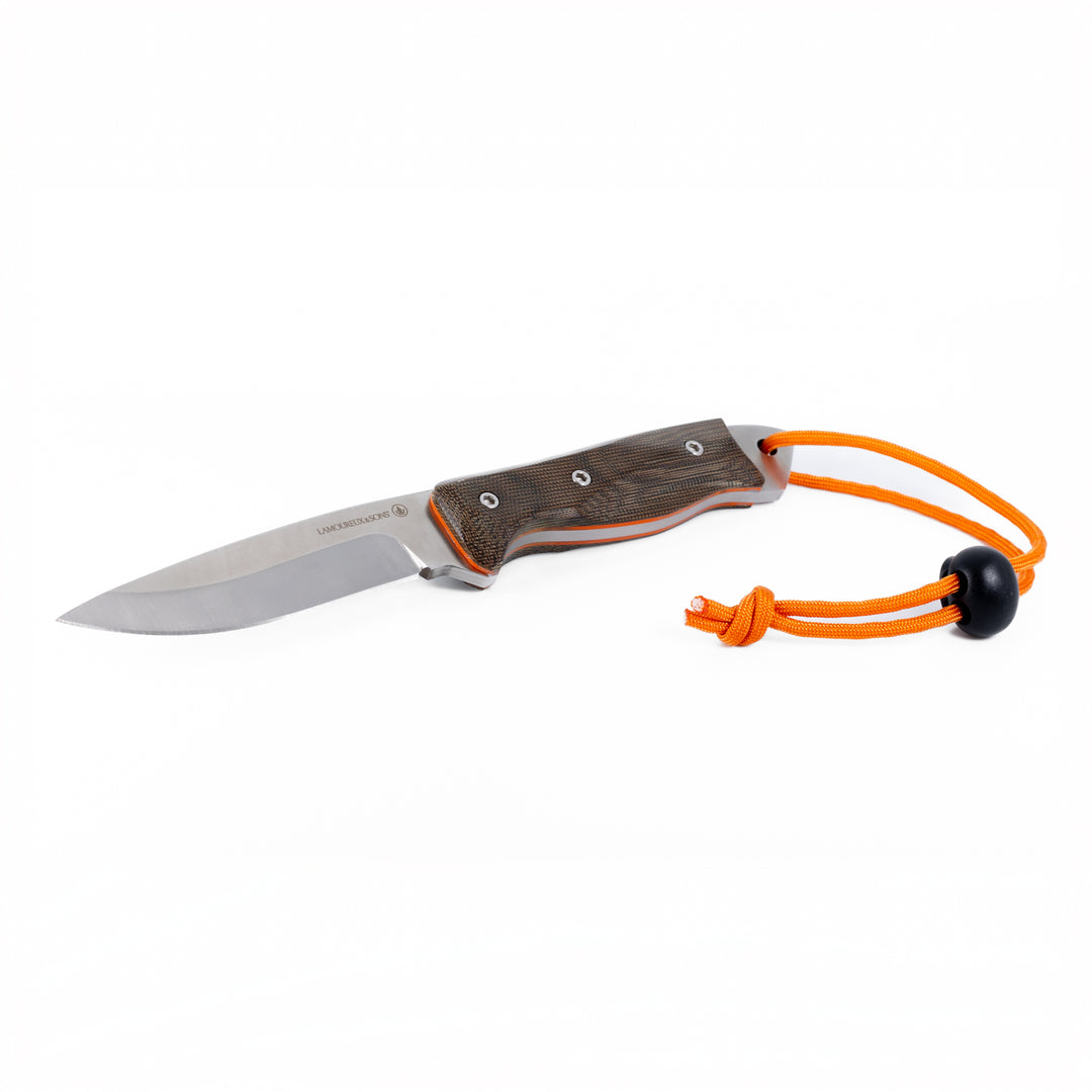 Anticosti Pro Guide hunting knife (Olive/Orange)