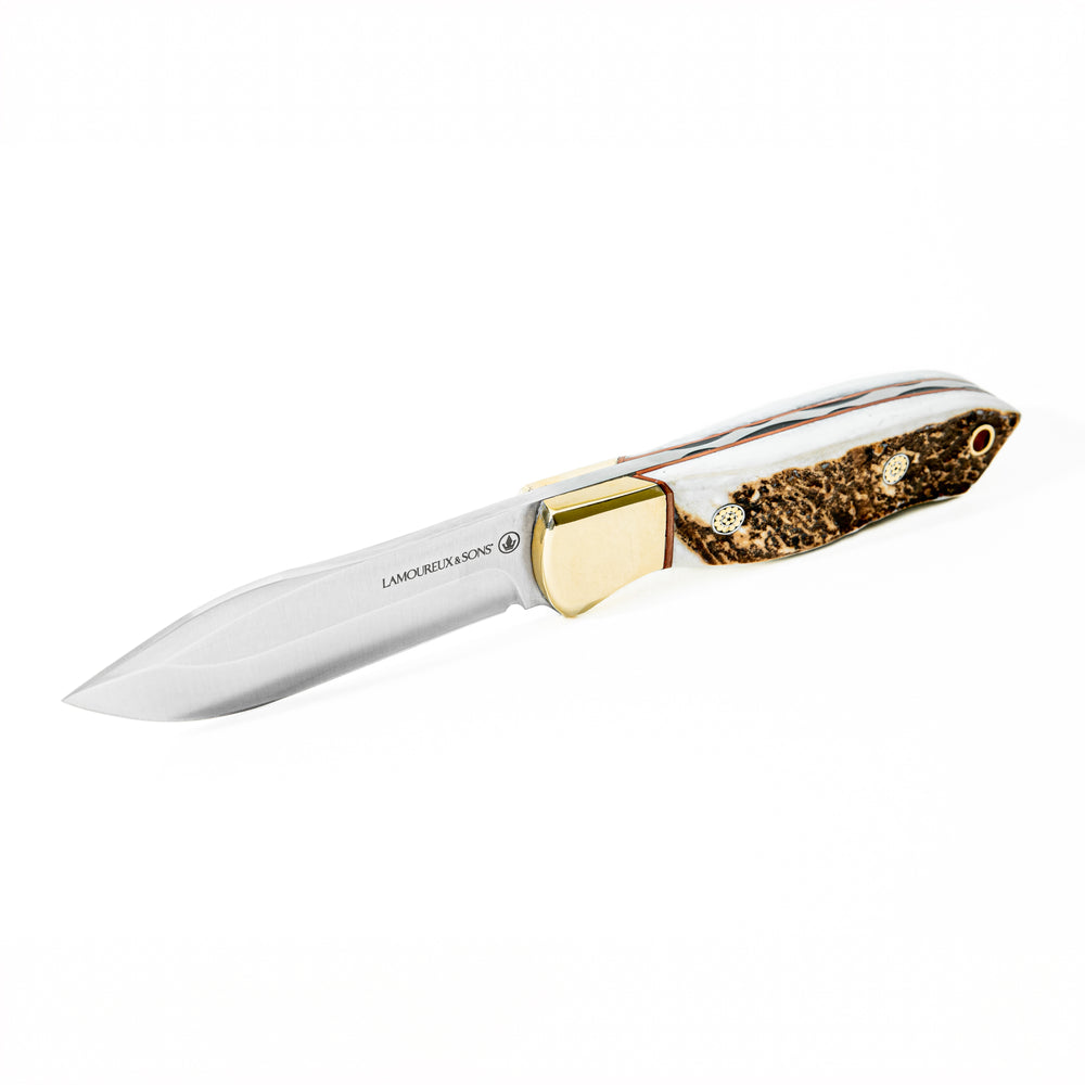 Matawini Deer stag hunting knife (Gold)