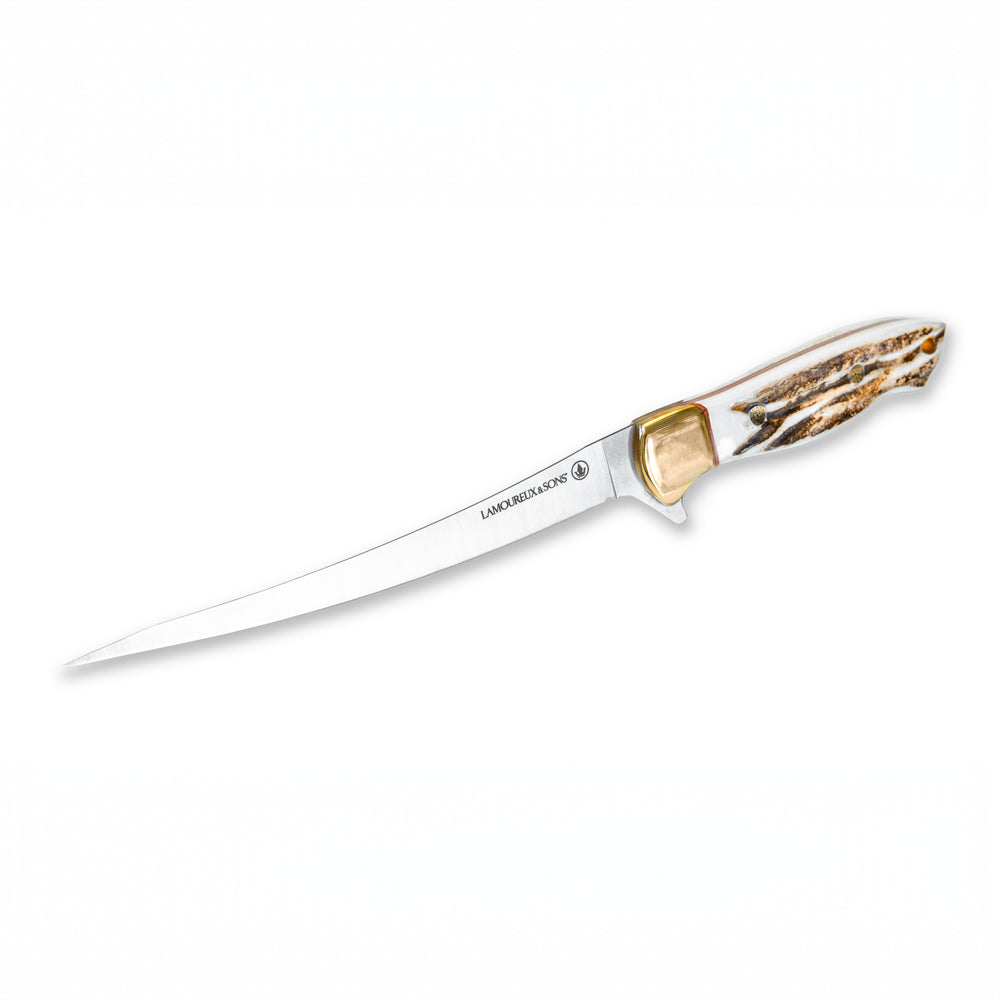 Bonaventure fillet fishing knife Deer stag (Gold) 