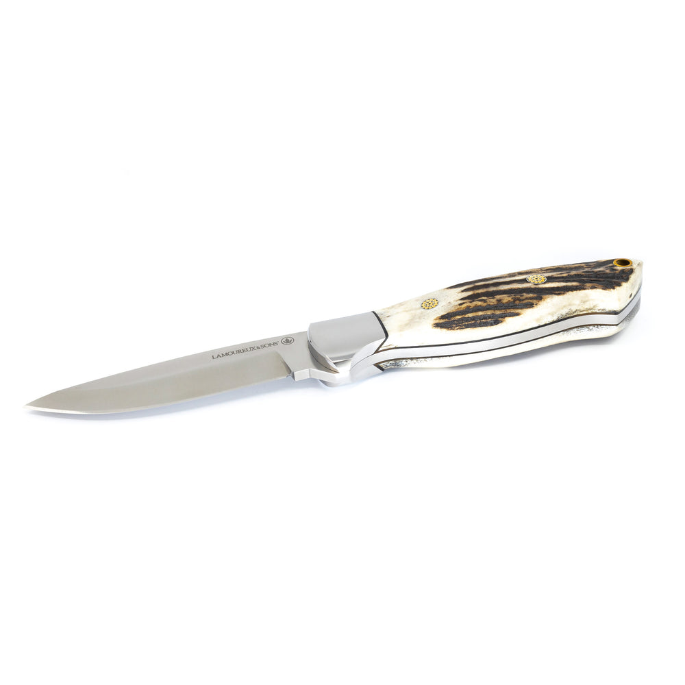 Anticosti hunting knife (deer antler)