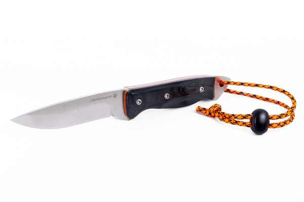 Couteau de chasse Anticosti Pro Guide (Noir/Orange)